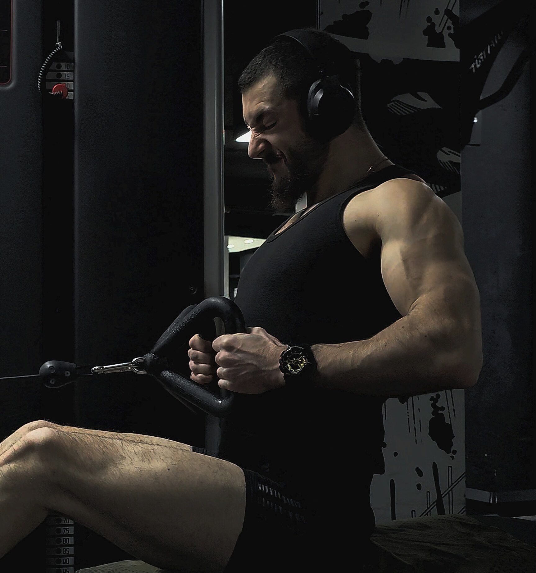 Tirage horizontal poulie